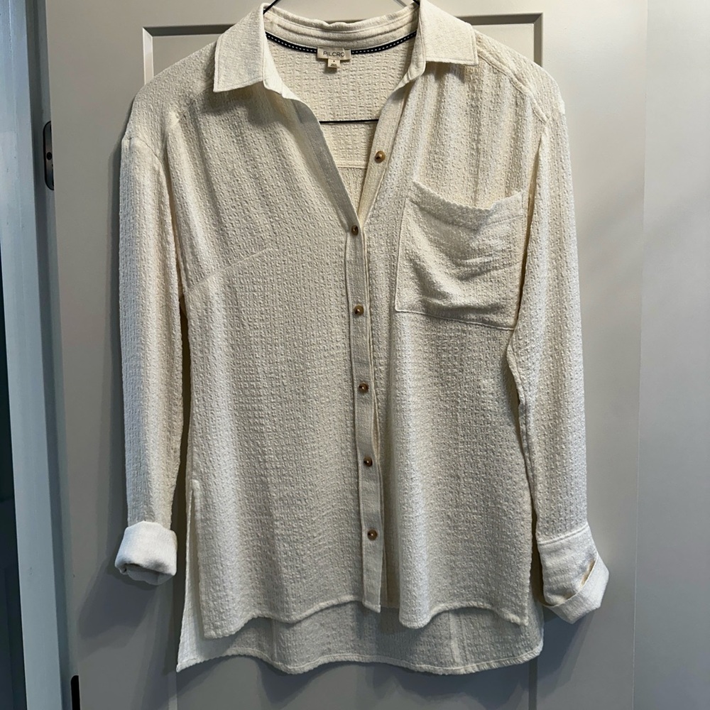 Anthropologie - Pilcro Oversized Button Down